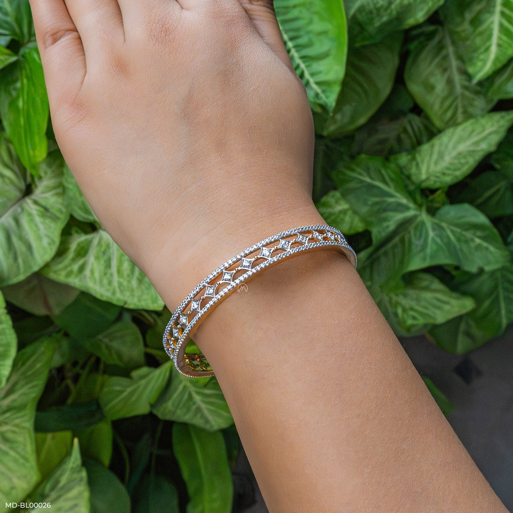 Joy Diamond Bangles 14K Rose Gold