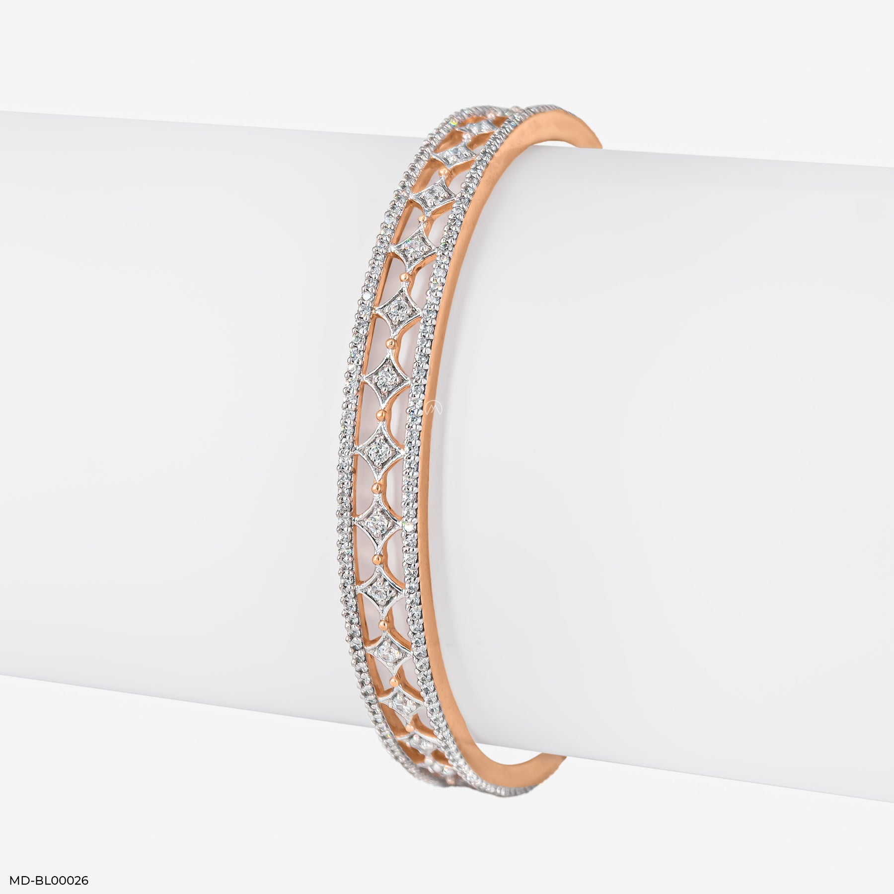Joy Diamond Bangles 14K Rose Gold