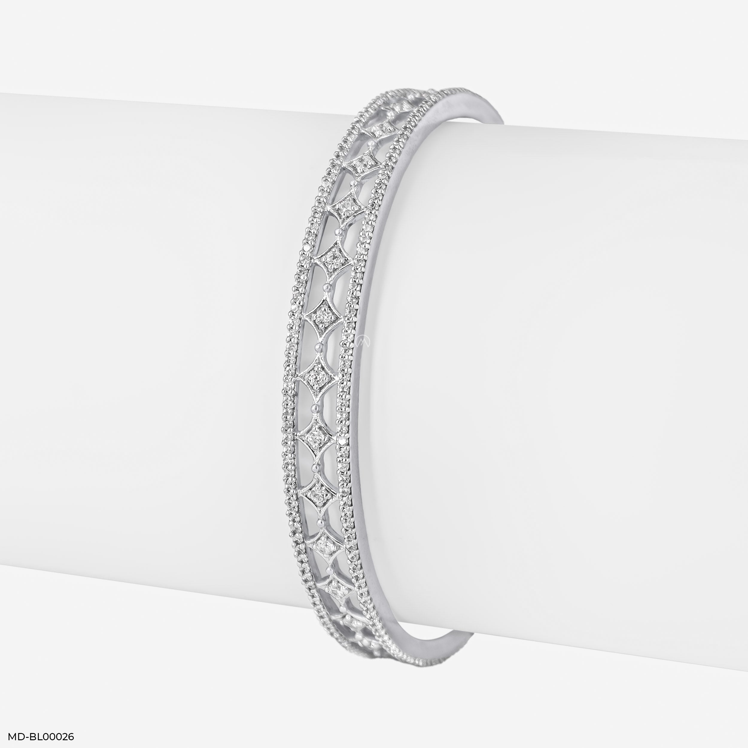 Joy Diamond Bangles 14K White Gold