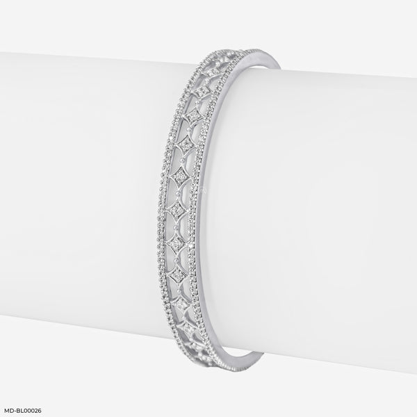 Joy Diamond Bangles 14K White Gold