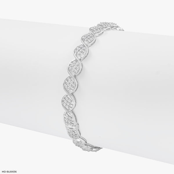 Diamond Diaries Bangle 18K White Gold