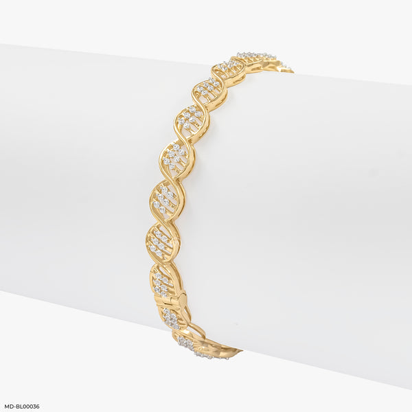 Diamond Diaries Bangle 18K Yellow Gold