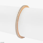 Infinity Shine Diamond Bangle 9K Rose Gold