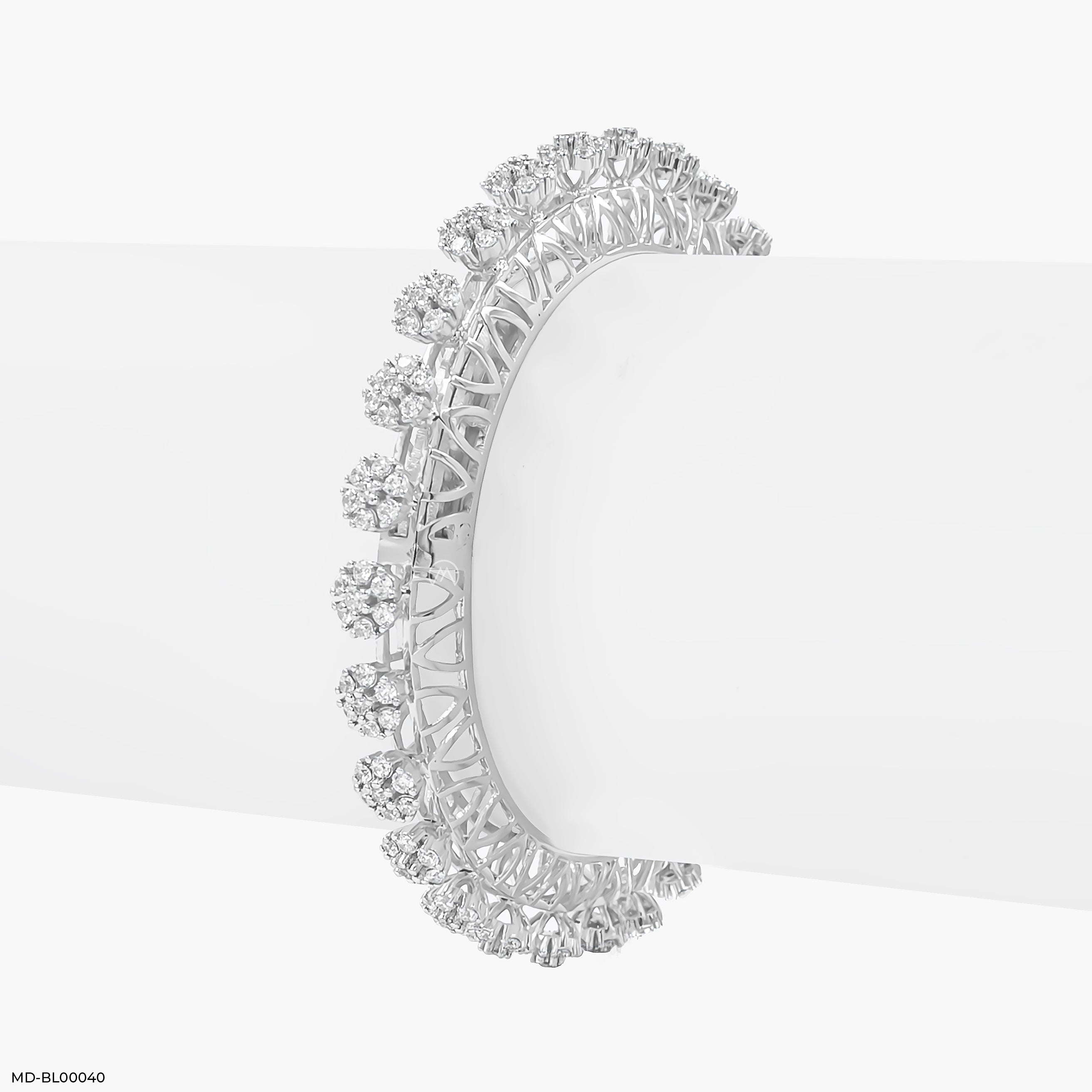 Circle of Sparkle Diamond Bangle