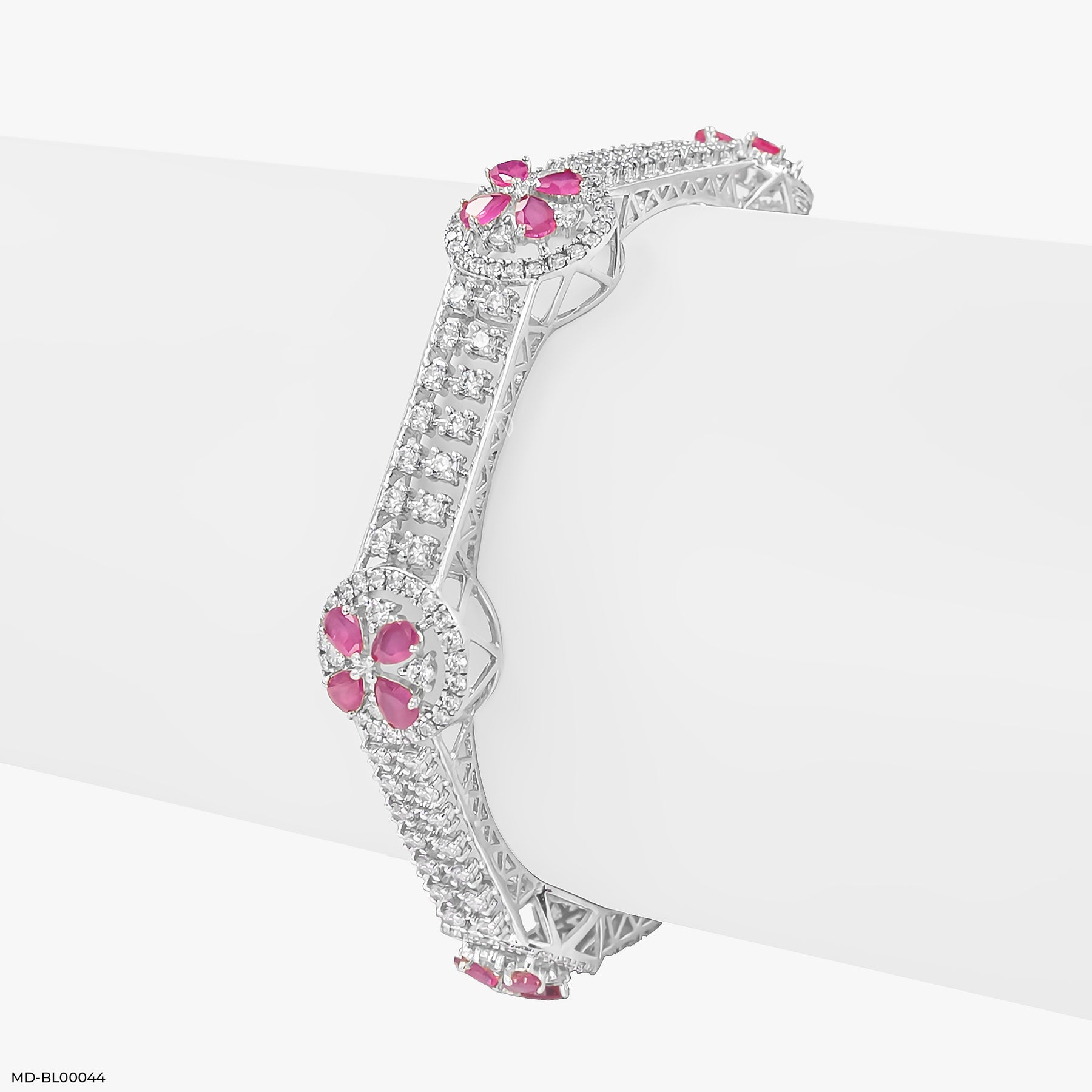 Paragon Diamond Bangle 9K Rose Gold