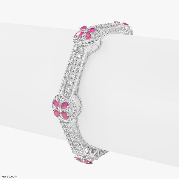 Paragon Diamond Bangle 18K White Gold