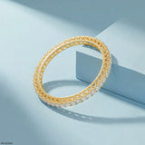 Amora Heart Diamond Bangle 14K Rose Gold