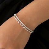 Celestial Diamond Bracelet 14K White Gold