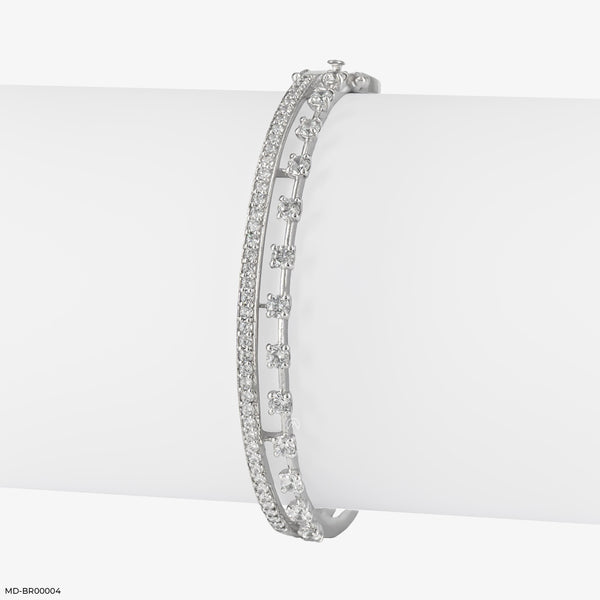 Celestial Diamond Bracelet 14K White Gold