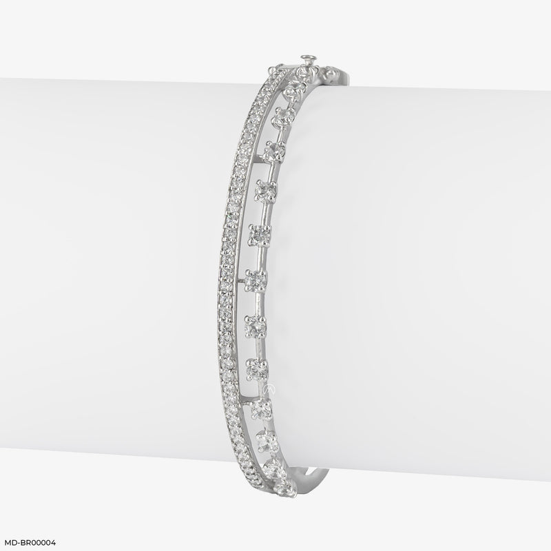 Celestial Diamond Bracelet 14K White Gold