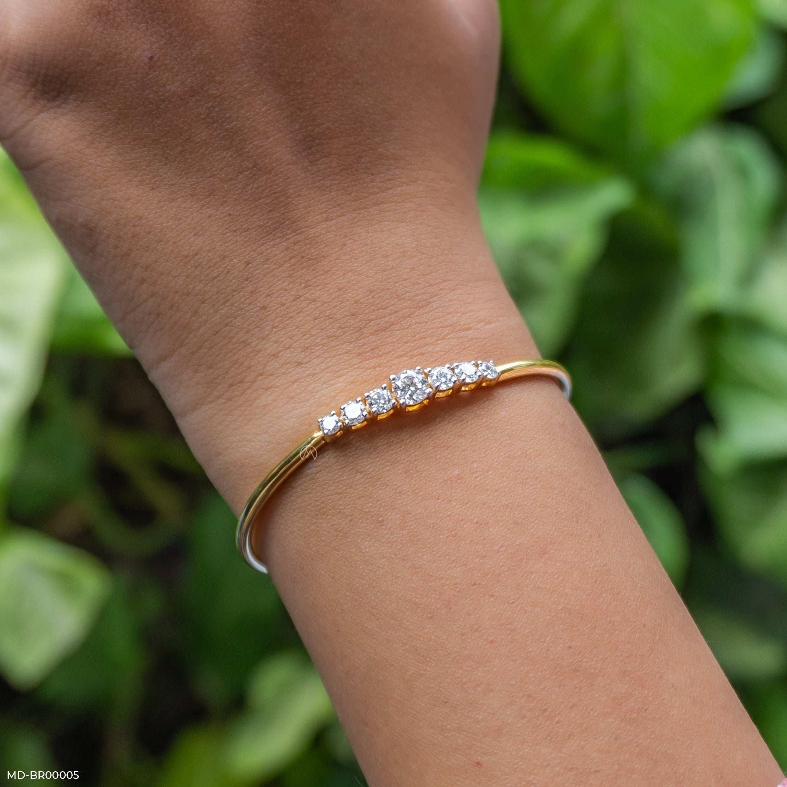 7 Diamond Bracelets 14K Rose Gold