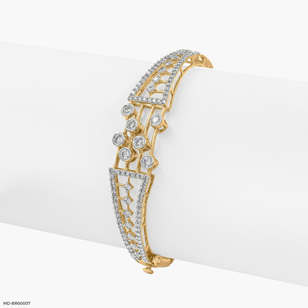 Dazzling Diamond Bracelets 14K Yellow Gold