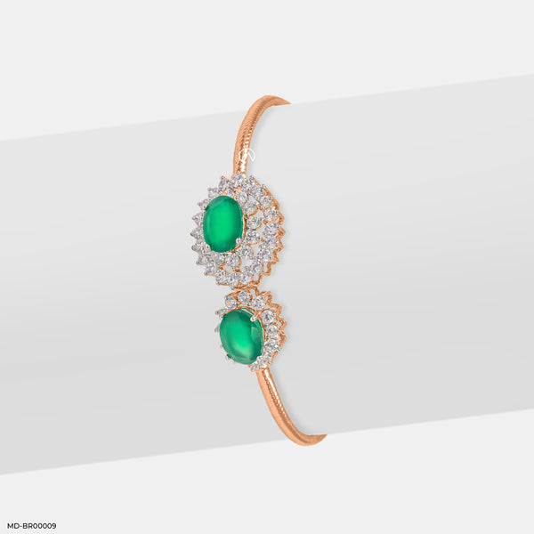 Flaming Diamond Bracelet 14K Rose Gold