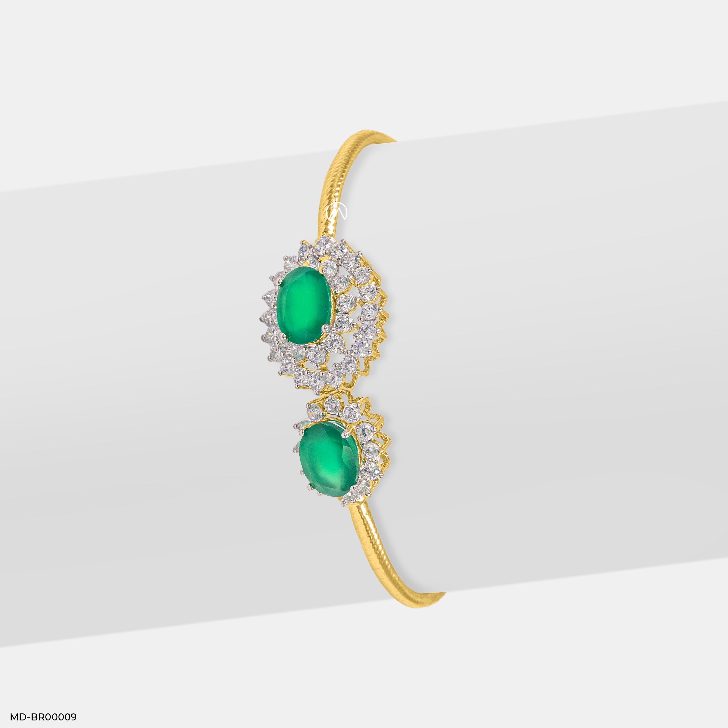 Flaming Diamond Bracelets 14K Yellow Gold
