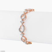 Sparking Tennies Diamond Bracelets 9K Rose Gold