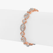 Eternity Diamond Bracelets 9K Rose Gold