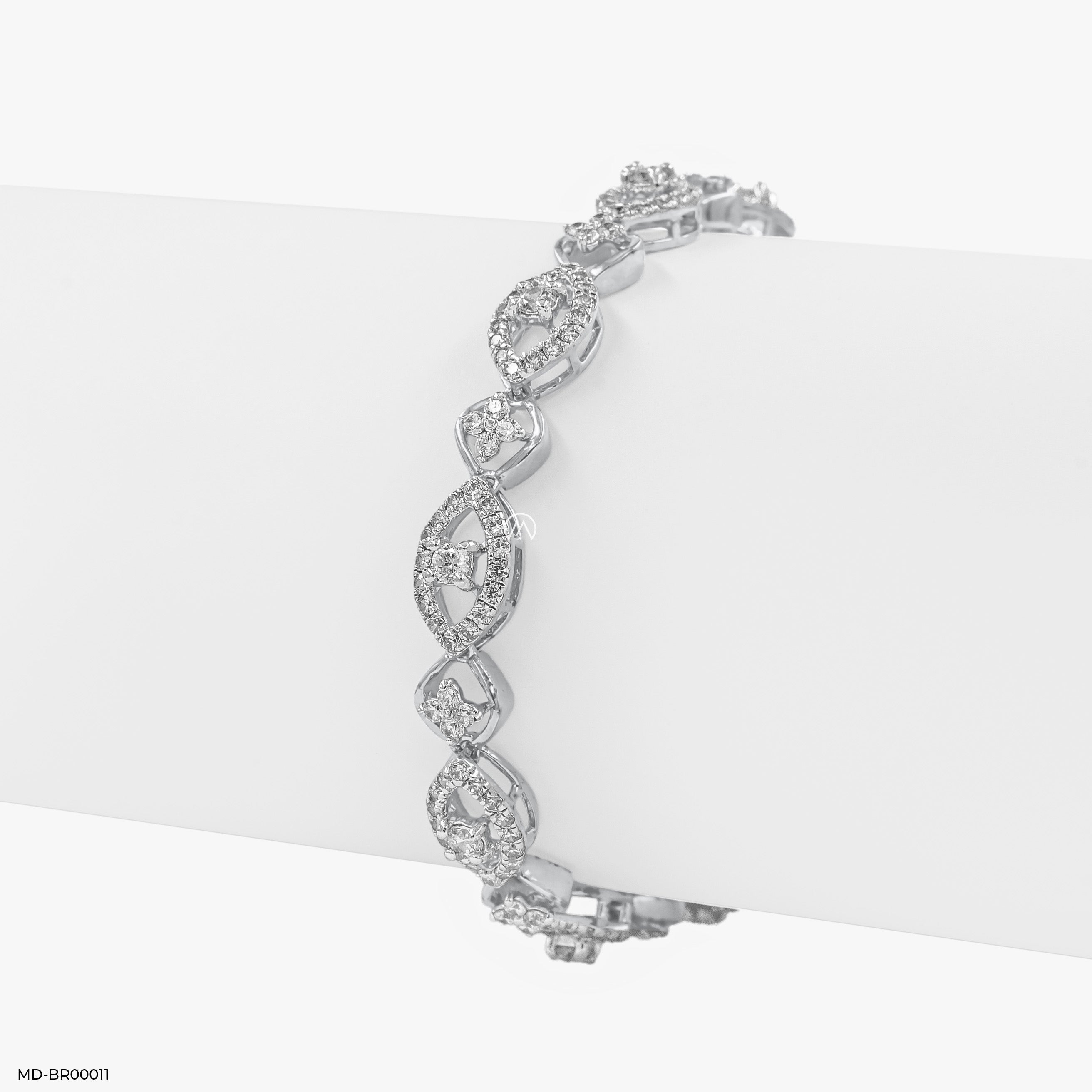 Eternity Diamond Bracelets 9K Rose Gold