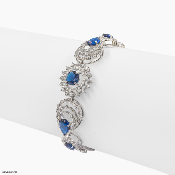 Cosmic Halo Bracelet 18K White Gold