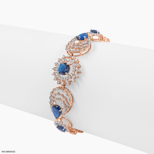 Cosmic Halo Bracelet 14K Rose Gold