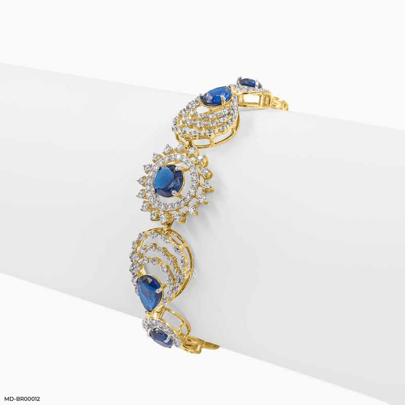 Cosmic Halo Bracelet 14K Yellow Gold