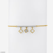 Tri-Square Diamond Bracelets