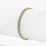 Classic Round Diamond Tennis Bracelets 9K Yellow Gold