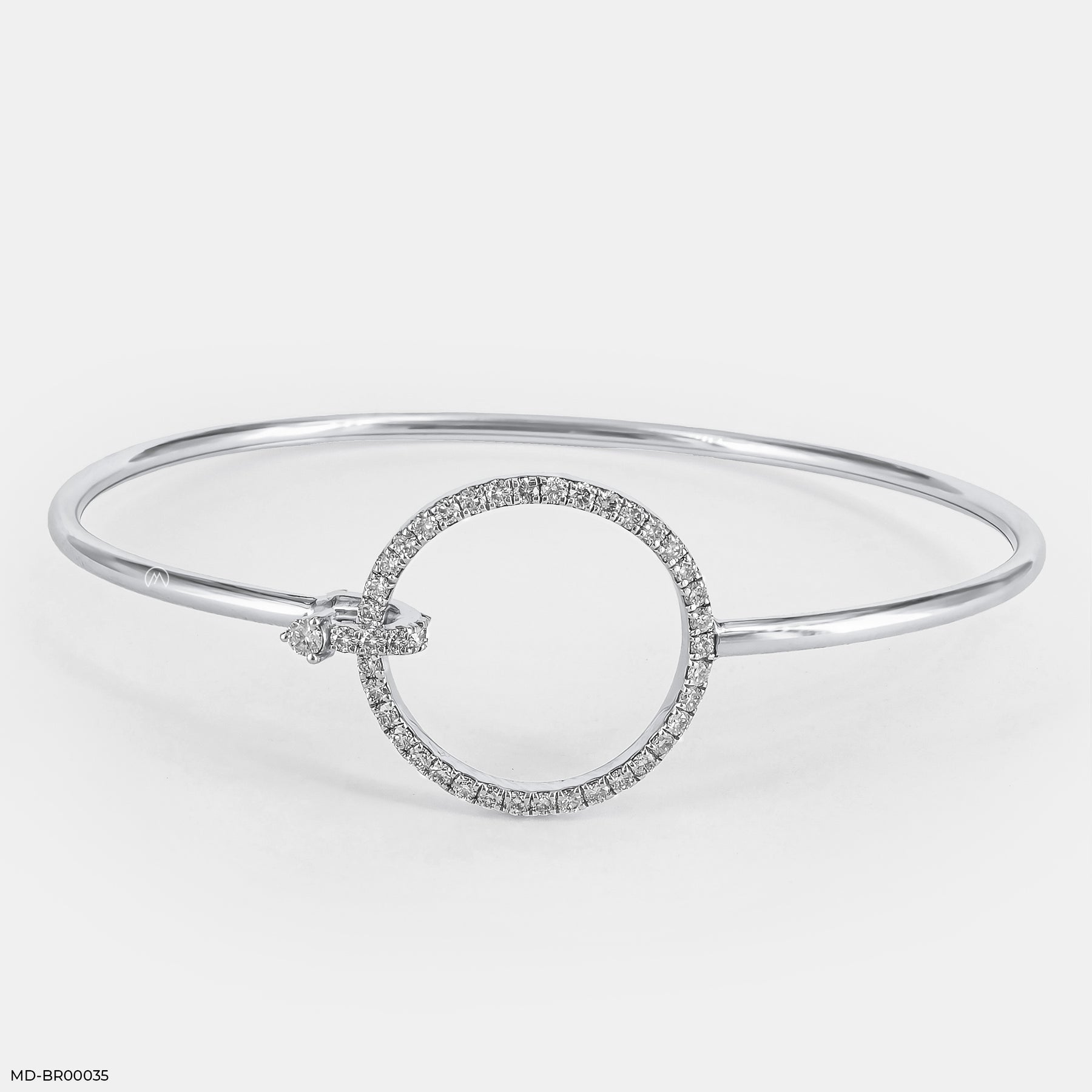 Circle of Life Diamond Bracelets  14K White Gold