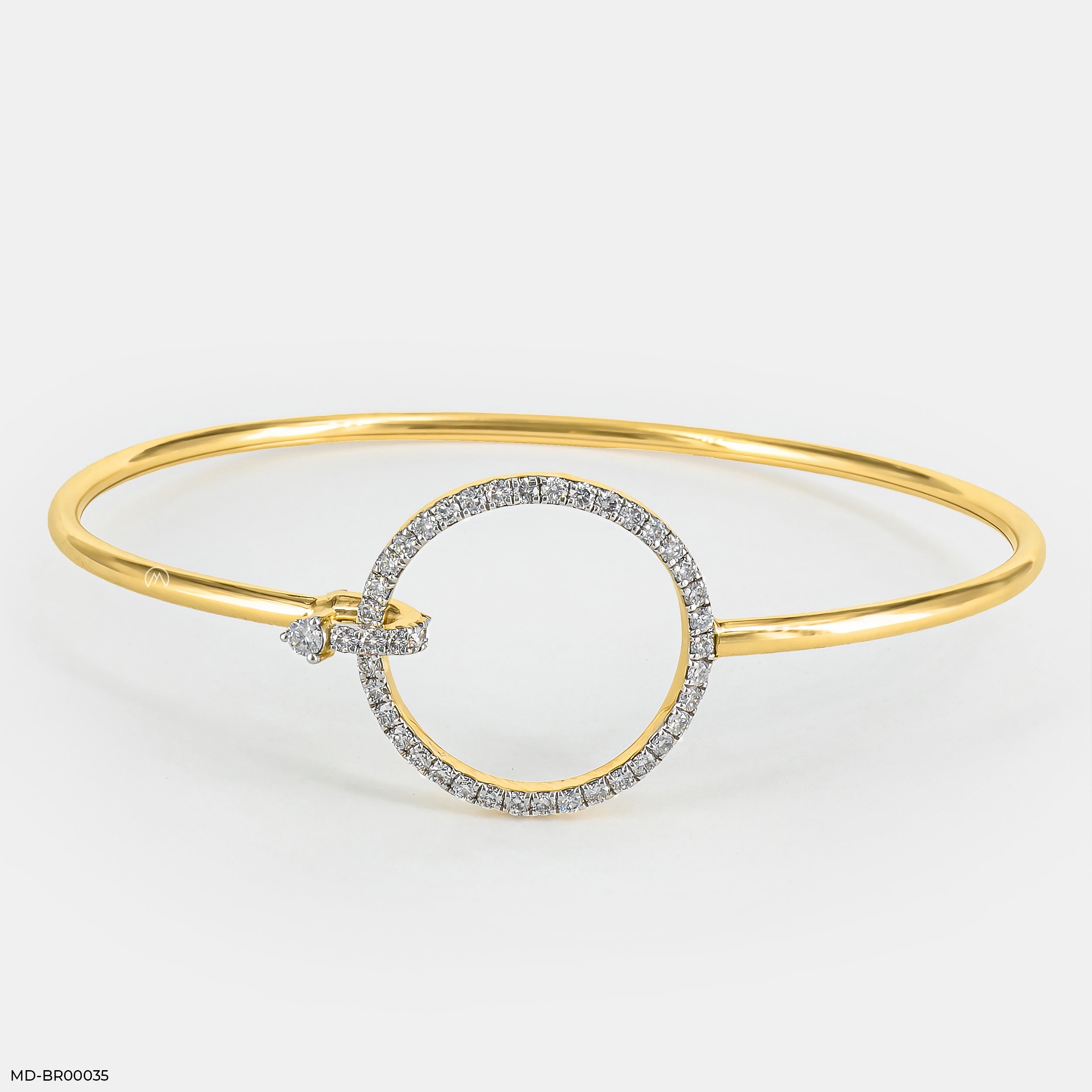 Circle of Life Diamond Bracelets 9K Yellow Gold