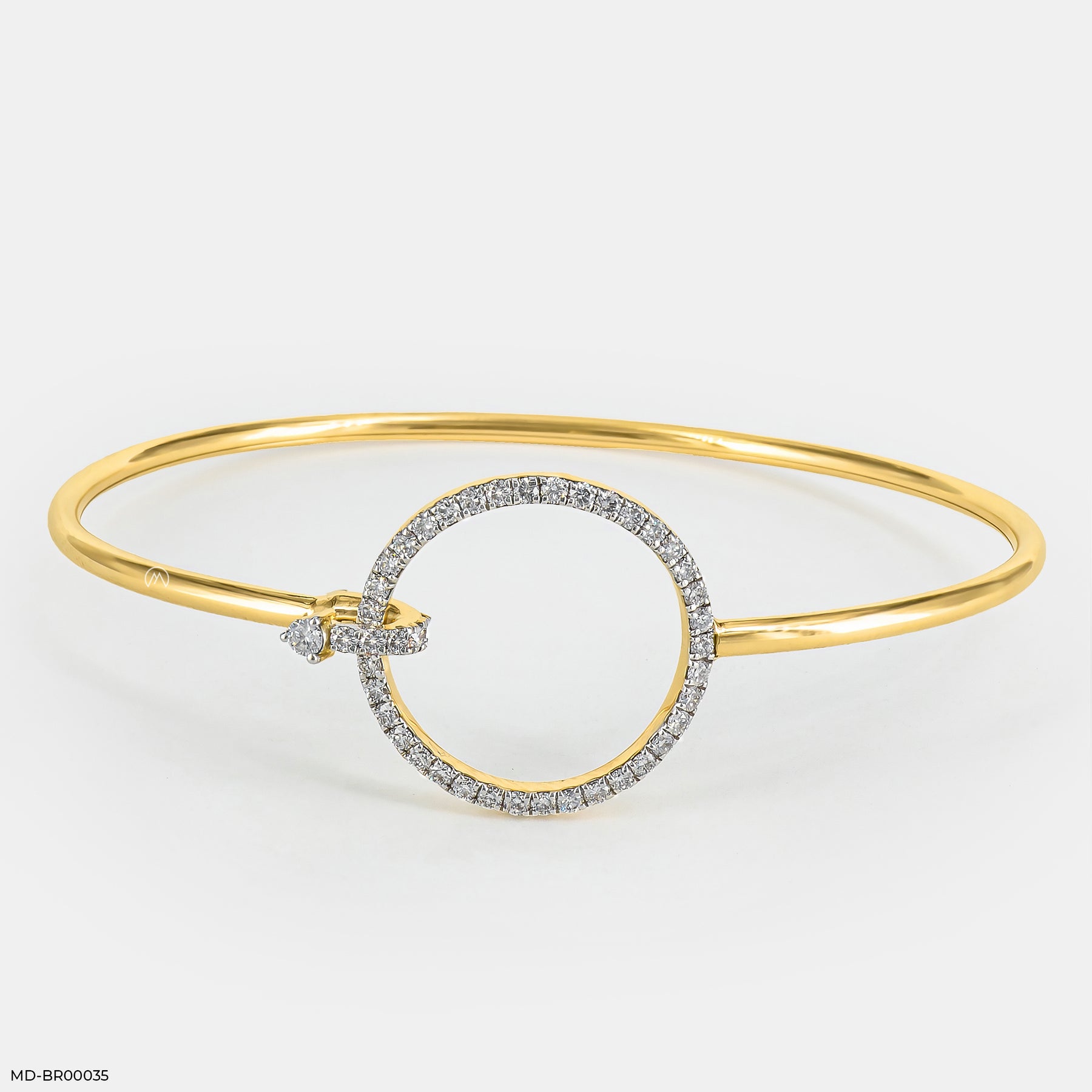 Circle of Life Diamond Bracelets 9K White Gold