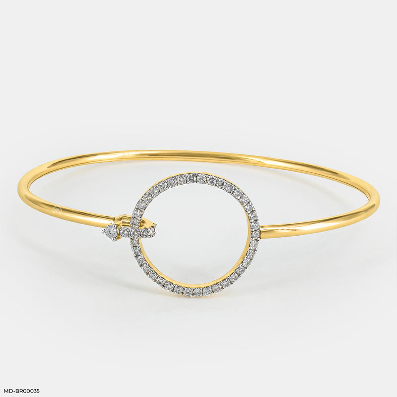 Circle of Life Diamond Bracelets 9K White Gold