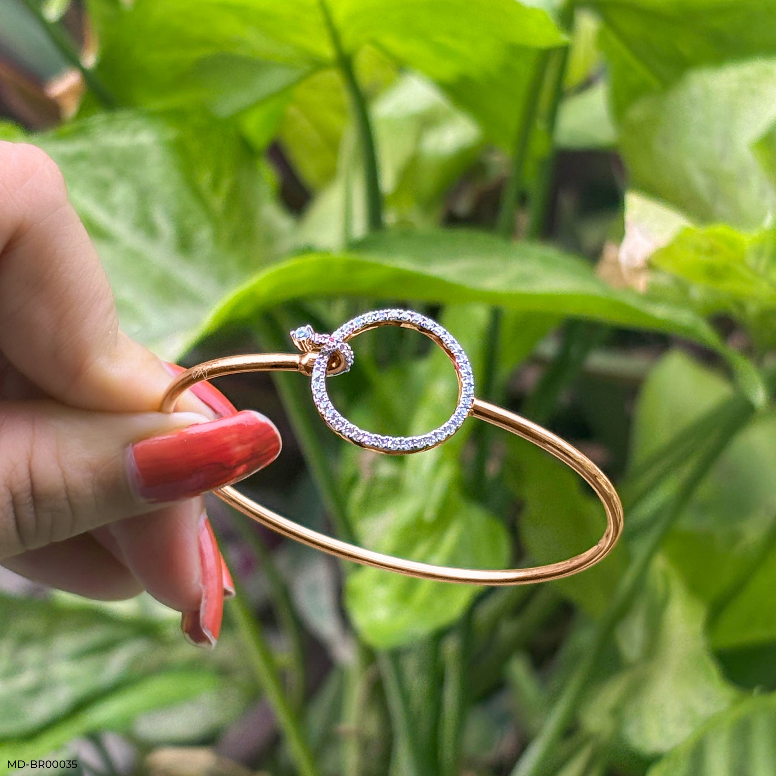Circle of Life Diamond Bracelets 9K Yellow Gold