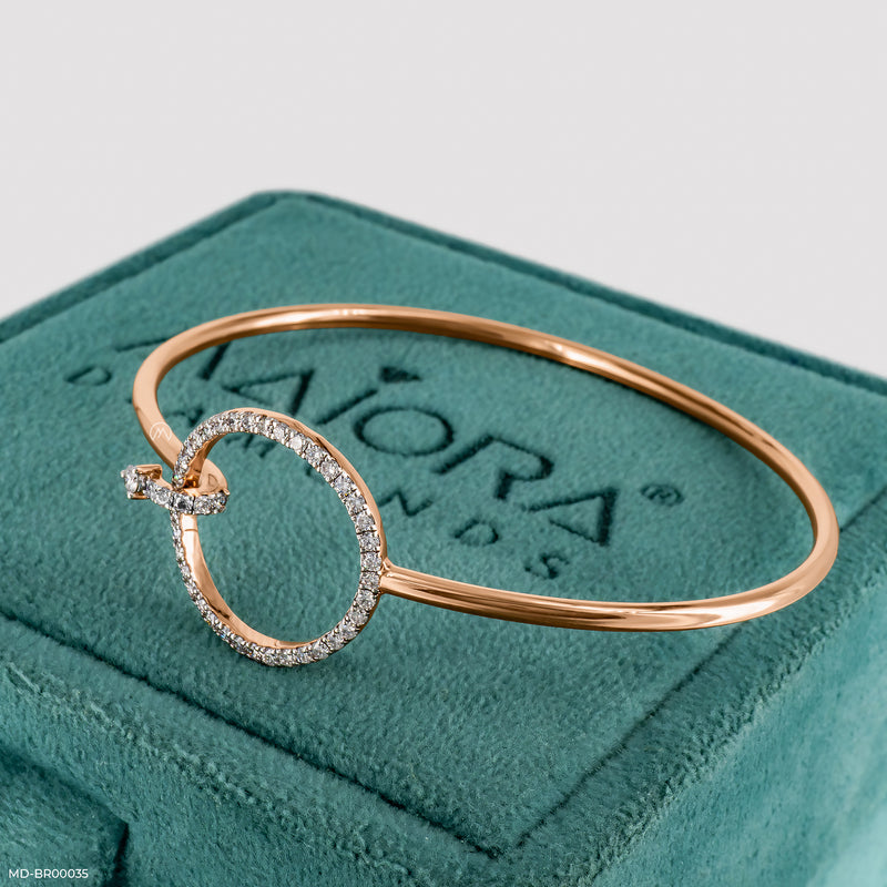 Circle of Life Diamond Bracelets  14K Rose Gold