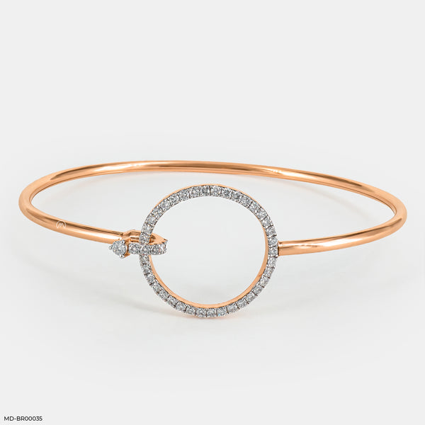 Circle of Life Diamond Bracelets 9K Rose Gold