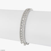 Indo Western Diamond Bracelets 18K White Gold