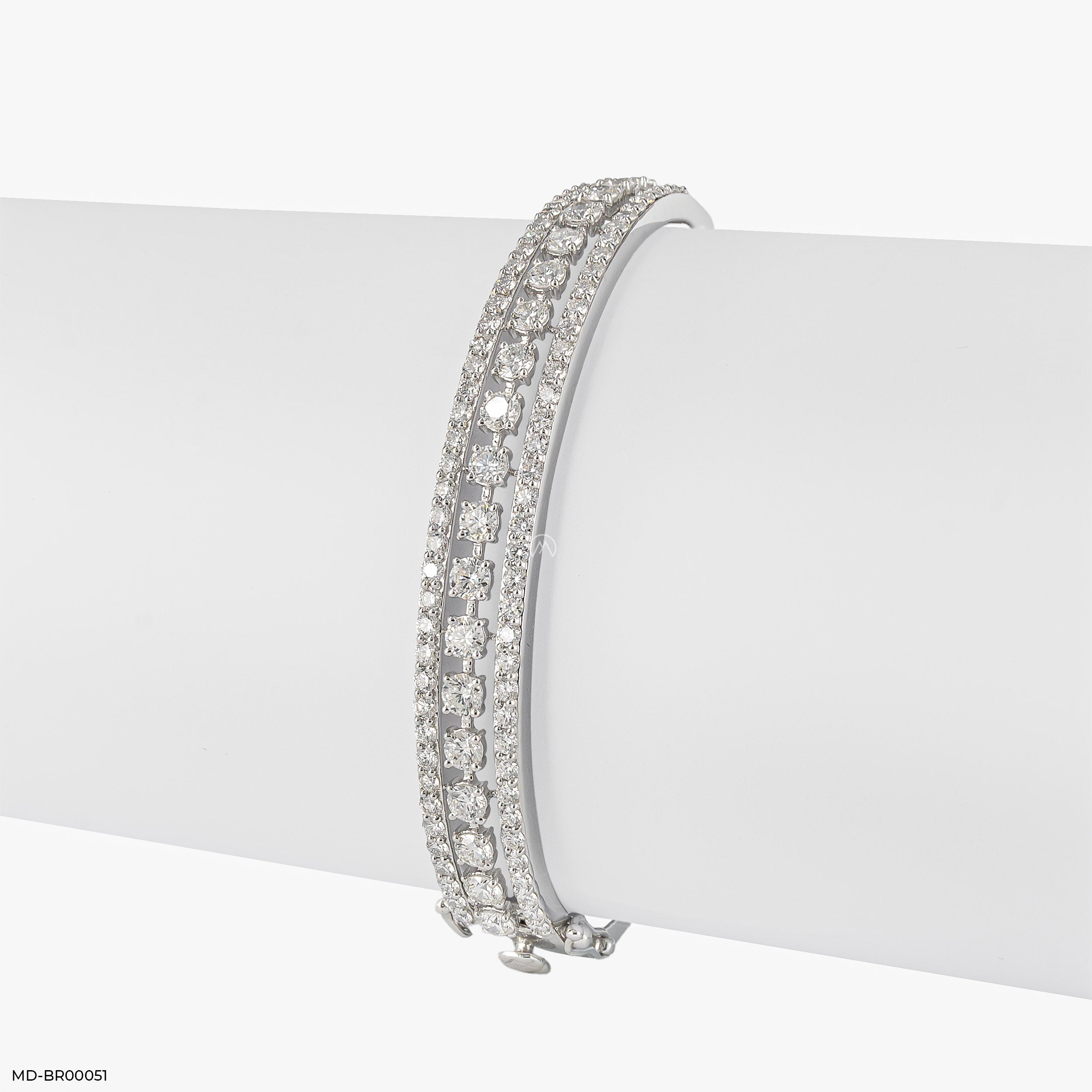 Indo Western Diamond Bracelets 18K White Gold