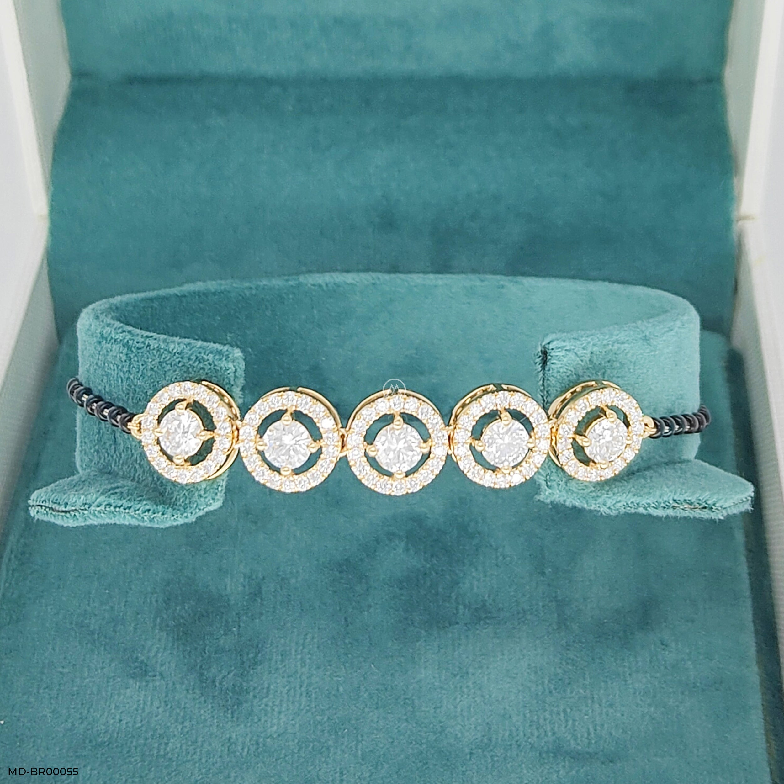 0.30 Carat Blessed Bond Solitaire Mangalsutra Bracelet