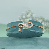 Infinite Love Sparkle Diamond Bracelets 14K Rose Gold