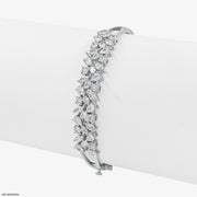 Multi-Shape Diamonds Bracelets 14K White Gold