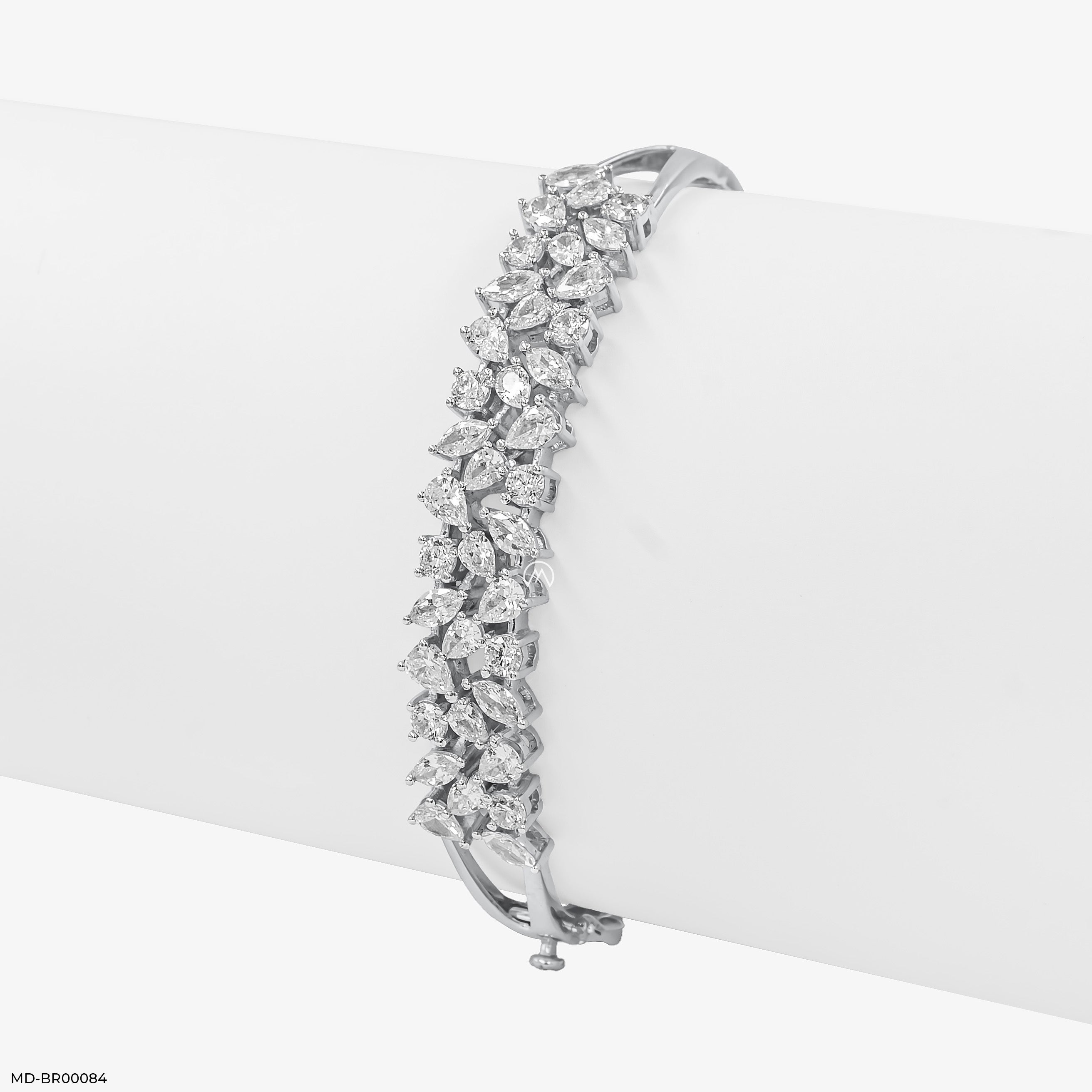 Multi-Shape Diamonds Bracelets 9K Yellow Gold