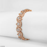 Glaming Ecstacy Diamond Bracelets 9K Rose Gold