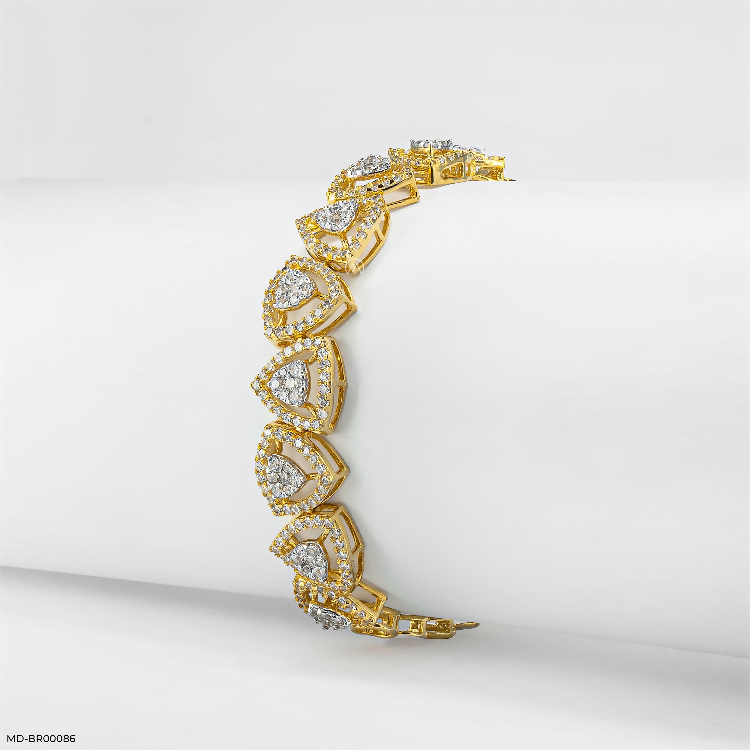Glaming Ecstacy Diamond Bracelets 9K Yellow Gold