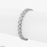 Elemental Gleam Diamond Bracelets 14K White Gold