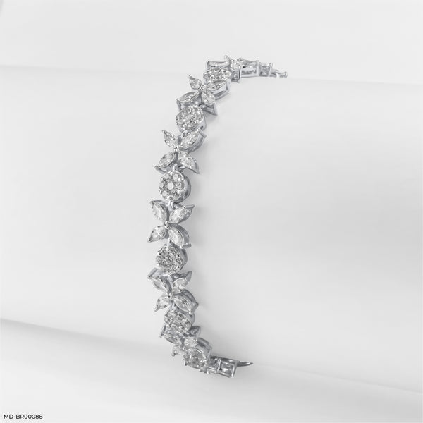 Dreamweaver Infinity Diamond Bracelets 18K White Gold