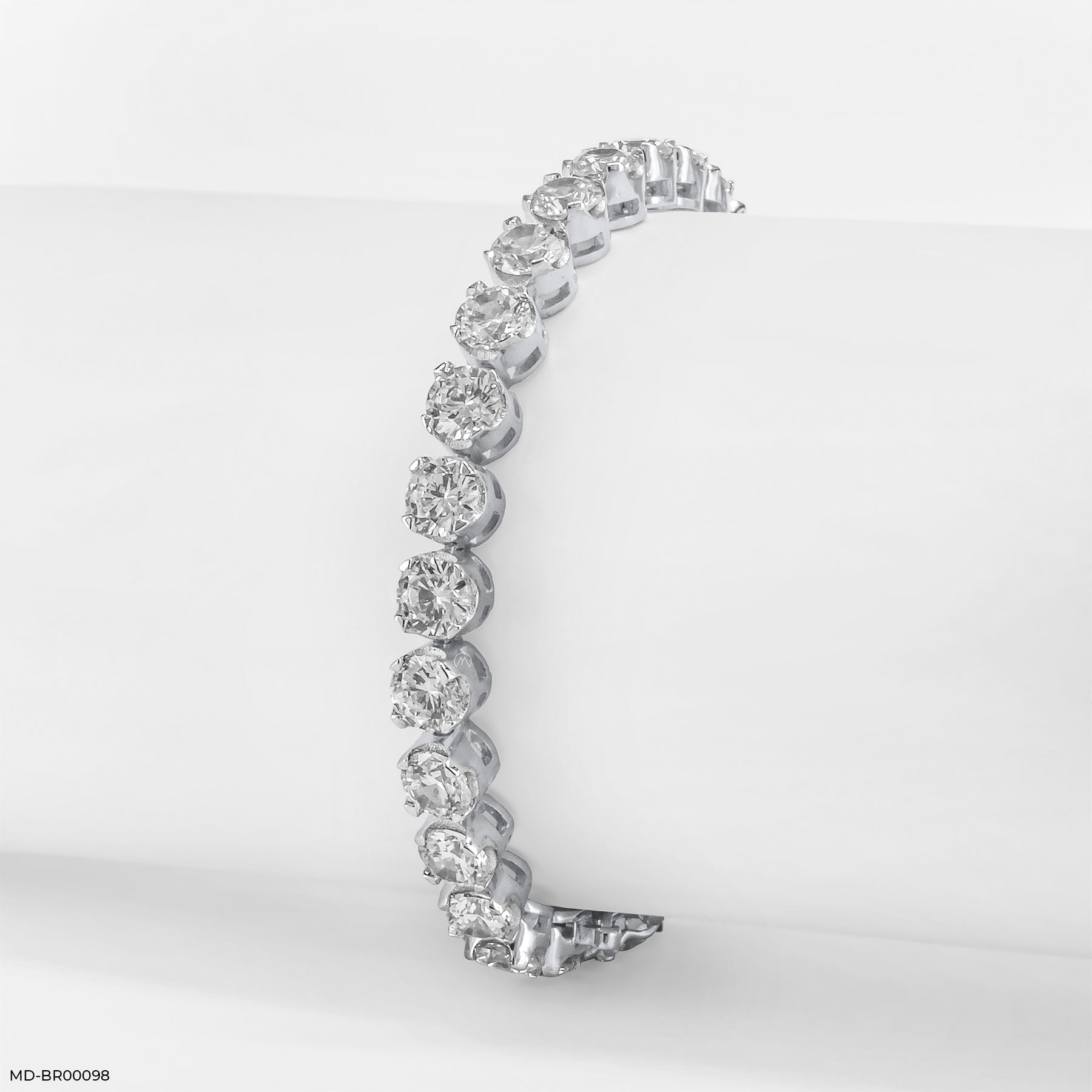 0.30 Carat Tulip Diamond Tennis Bracelet 14K Yellow Gold