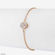 0.15 Carat Subtle Contour Lab Diamond Bracelet