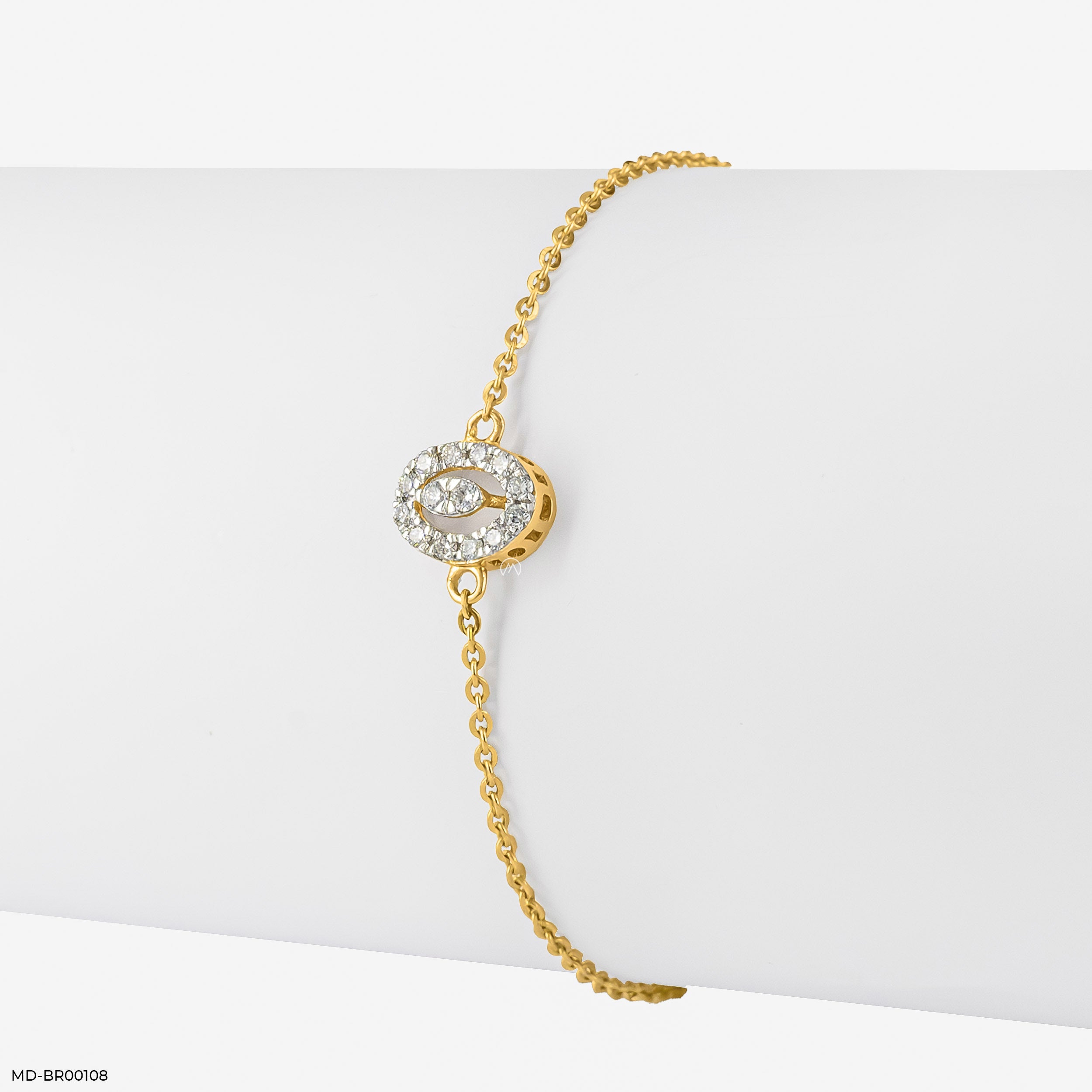 0.15 Carat Subtle Contour Lab Diamond Bracelet
