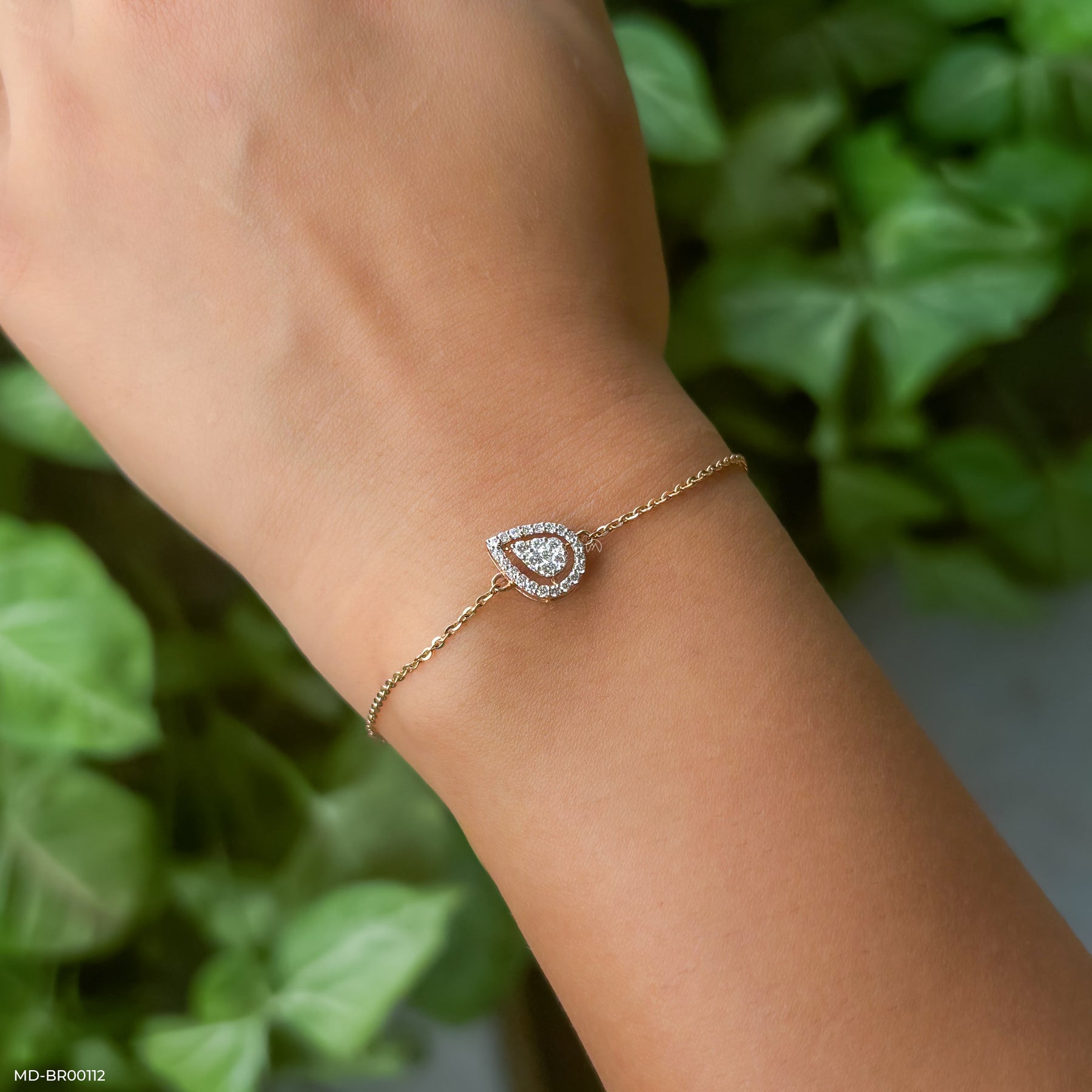 0.30 Carat Sleek Statement Lab Diamond Bracelet 14K Rose Gold