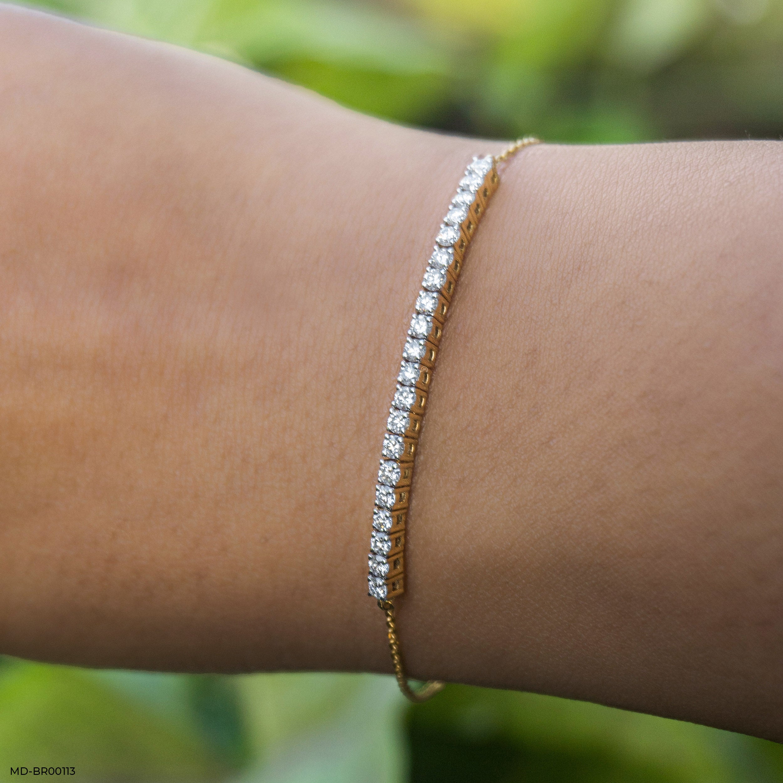 Half Tennis Delicate Round Bracelet