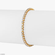 5 Cent Diamond Tennis Bracelet 18K Yellow Gold