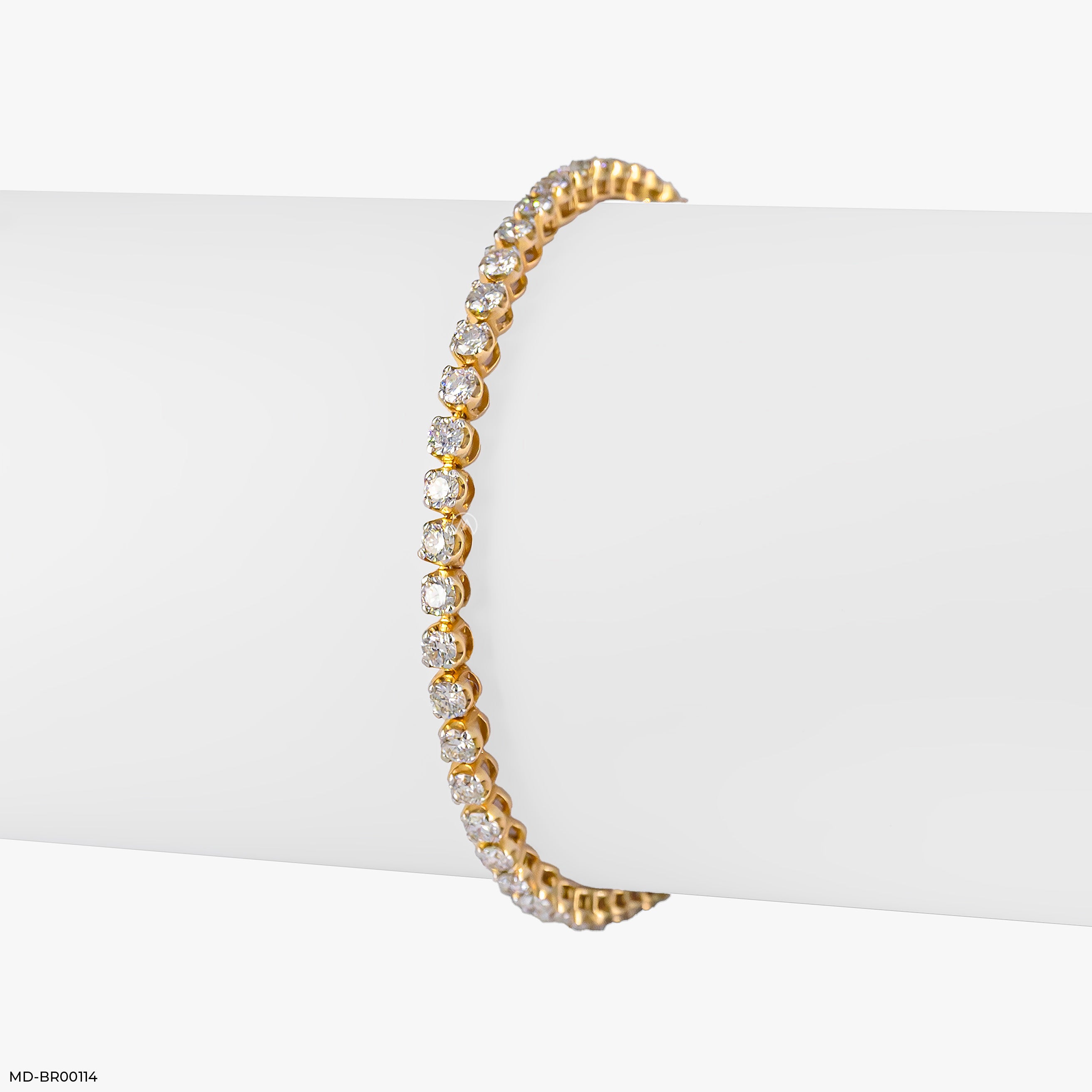 5 Cent Diamond Tennis Bracelet 14K Rose Gold